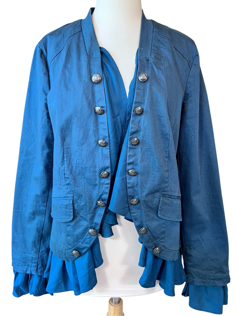 Free People Romance Ruffles Jacket
